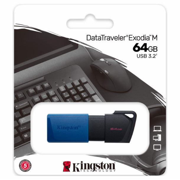 PENDRIVE 64 GB KINGSTON DATATRAVELER EXODIA - USB